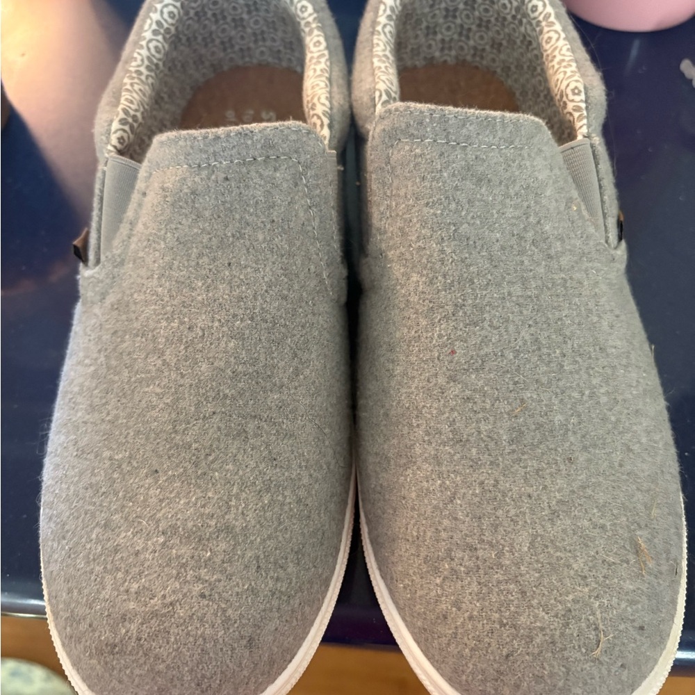 Gray Women's Slip-On Loafers